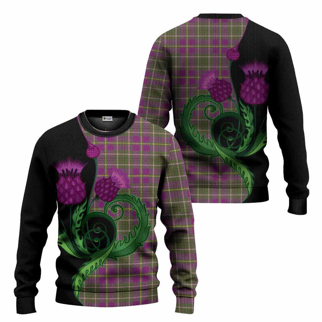 Taylor (Tailyour) Tartan Knitted Sweater Traditional Scottish Thistle