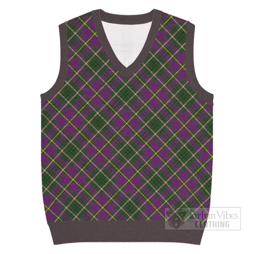 Taylor (Tailyour) Tartan  Knitted V-Neck Vest Cross Style
