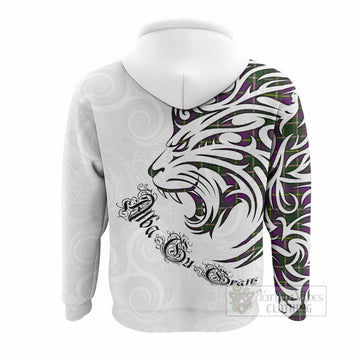 Taylor (Tailyour) Tartan Lion Roar Hoodie Alba Gu Brath with Celtic Motifs