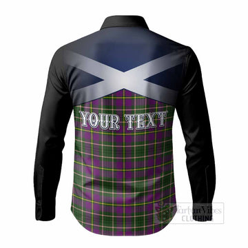 Taylor (Tailyour) Tartan Long Sleeve Button Shirts Alba Gu Brath Unicorn Crest