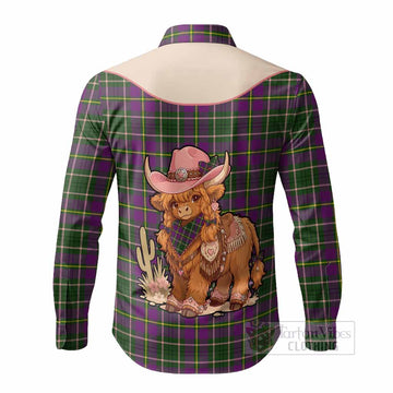 Taylor (Tailyour) Tartan Long Sleeve Button Shirts Wee Coo Cowgirl Cute Style