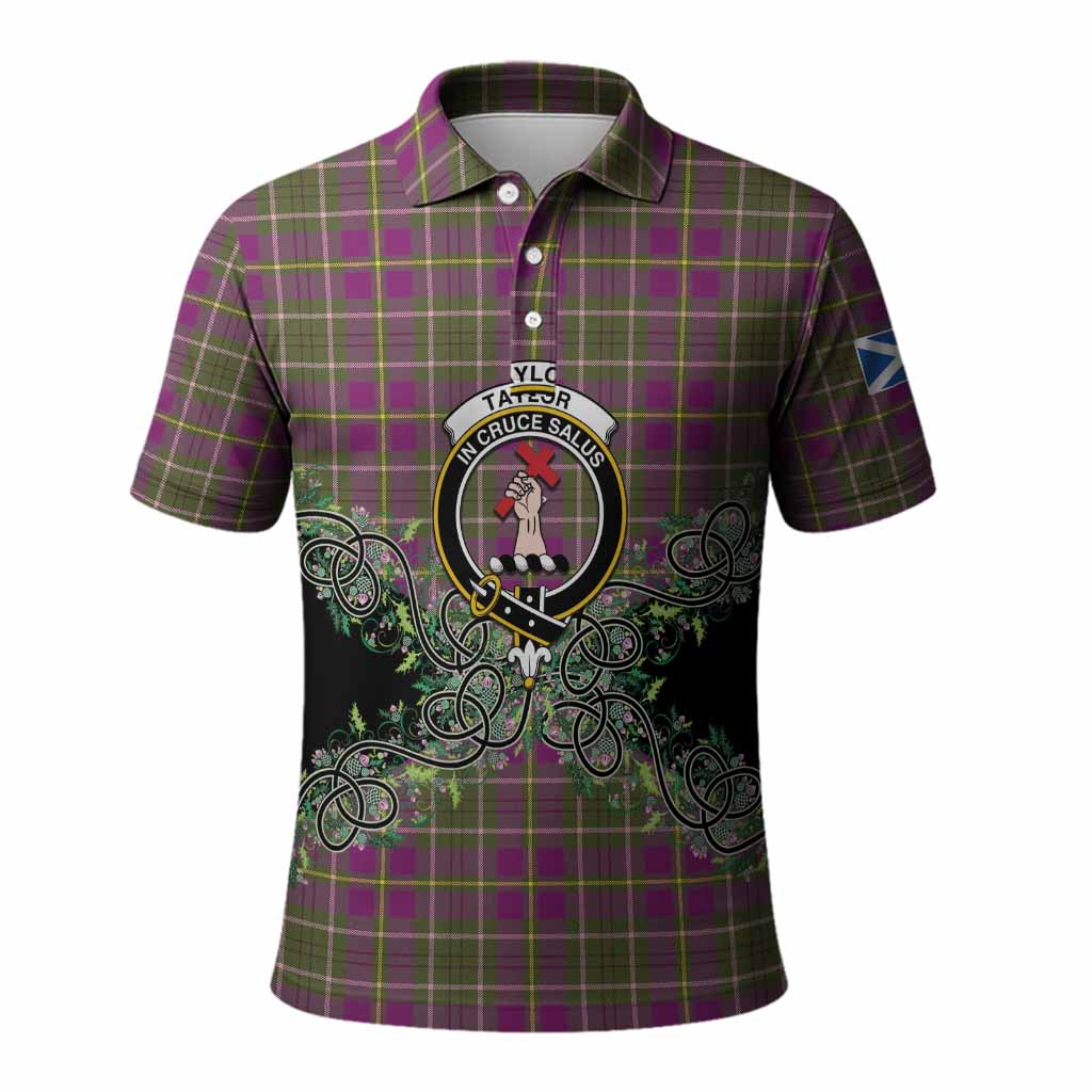 Taylor (Tailyour) Tartan Polo Shirt Thistle Scottish Spirit