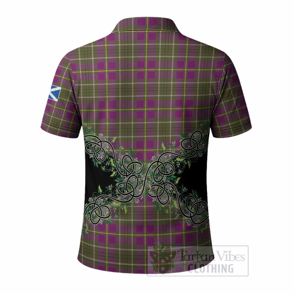 Taylor (Tailyour) Tartan Polo Shirt Thistle Scottish Spirit