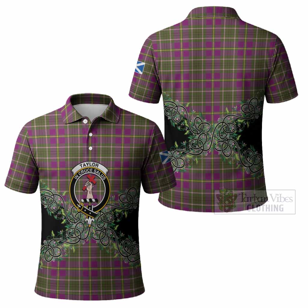 Taylor (Tailyour) Tartan Polo Shirt Thistle Scottish Spirit
