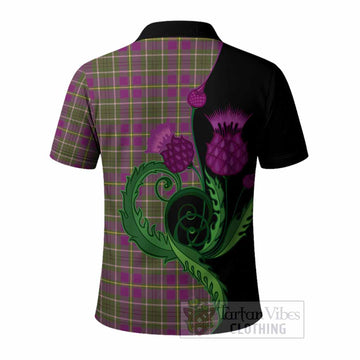 Taylor (Tailyour) Tartan Polo Shirt Traditional Scottish Thistle