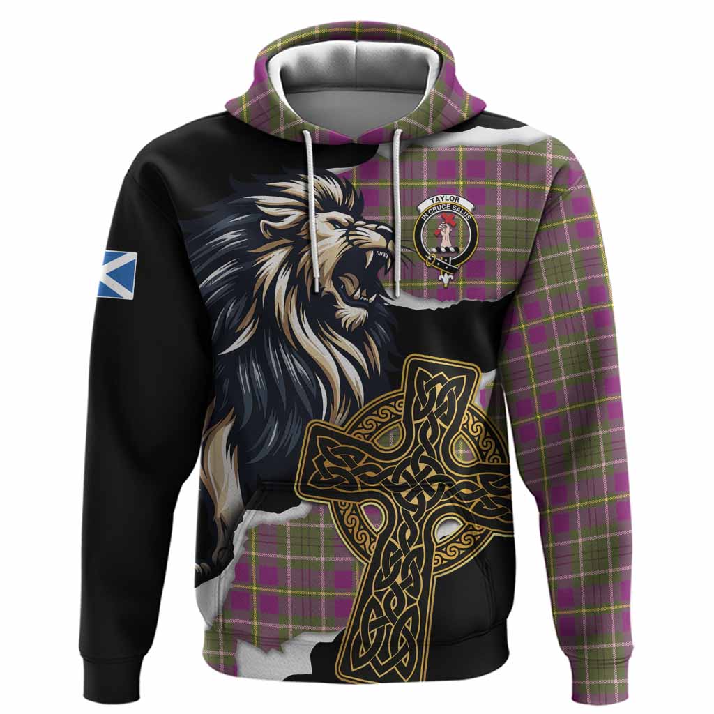Taylor (Tailyour) Tartan Scottish Hoodie Lion Celtic Heritage