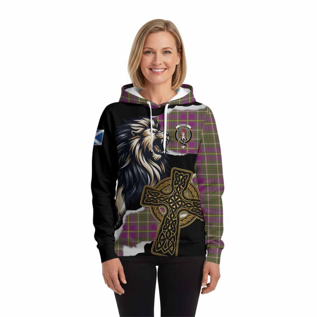 Taylor (Tailyour) Tartan Scottish Hoodie Lion Celtic Heritage