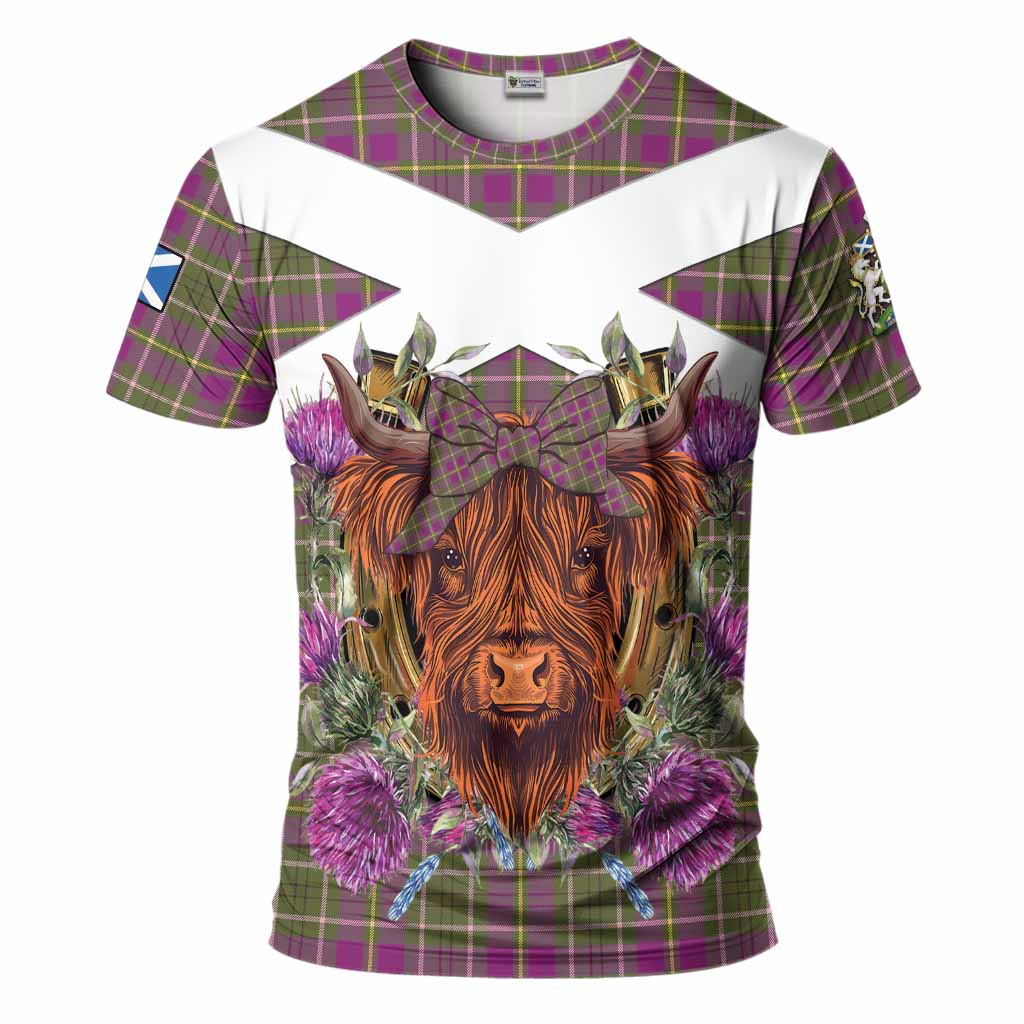 Taylor (Tailyour) Tartan T-Shirt Scottish Thistle Heilan Coo