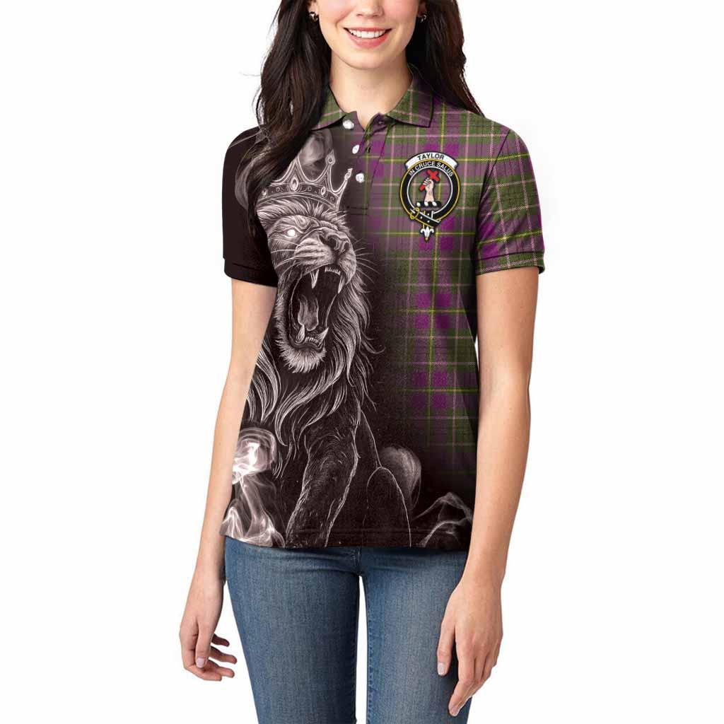 Taylor (Tailyour) Tartan Women Polo Shirt Roaring Lion Heritage