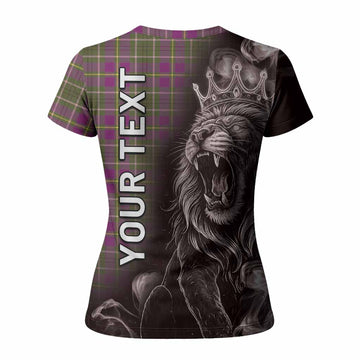 Taylor (Tailyour) Tartan Women T shirt Roaring Lion Heritage