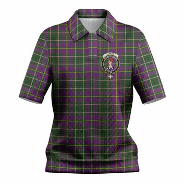 Taylor (Tailyour) Tartan Women’s Polo Sweater Top with Family Crest