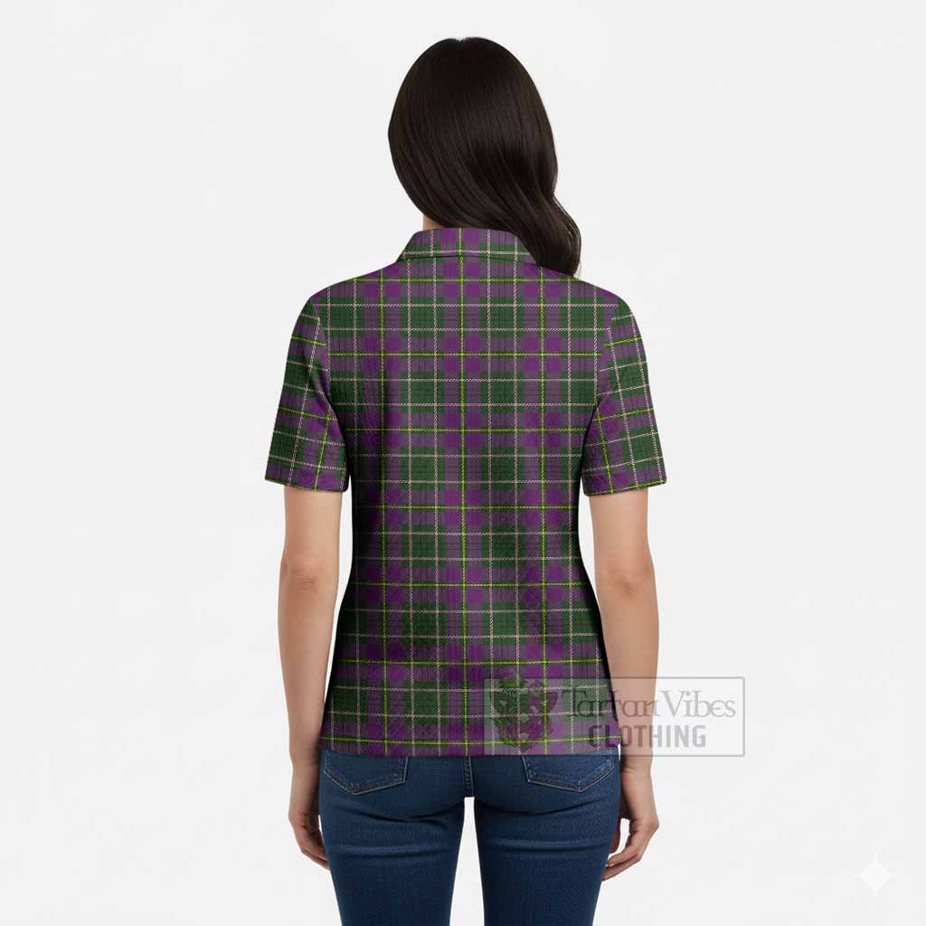 Taylor (Tailyour) Tartan Women’s Polo Sweater Top with Family Crest