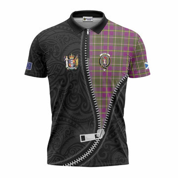 Taylor (Tailyour) Tartan Zipper Polo Shirt New Zealand Pattern Unique Zipper Stylized