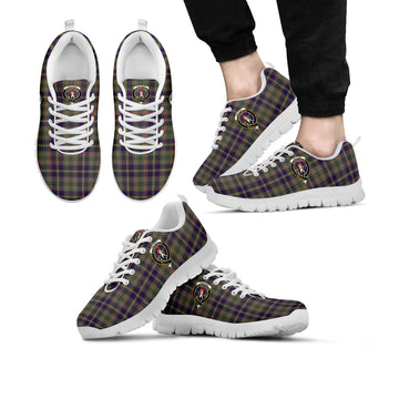 Taylor Weathered Tartan Sneakers with Family Crest