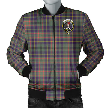 Taylor Weathered Tartan Bomber Jacket with Family Crest