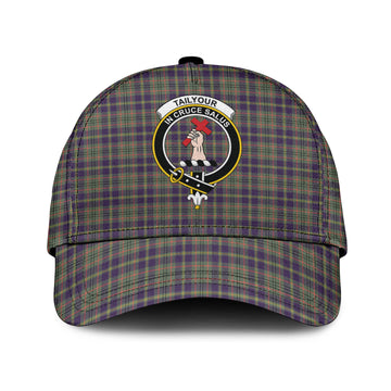 Taylor Weathered Tartan Classic Cap with Family Crest