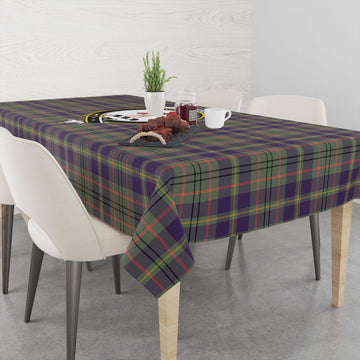 Taylor Weathered Tatan Tablecloth with Family Crest