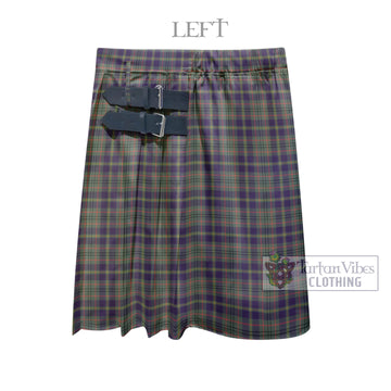 Taylor Weathered Tartan Men's Pleated Skirt - Fashion Casual Retro Scottish Kilt Style