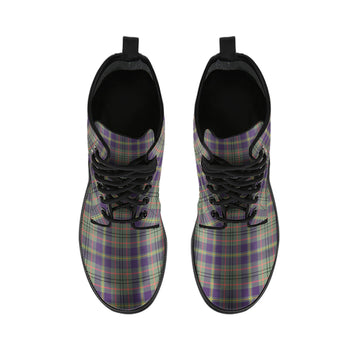 Taylor Weathered Tartan Leather Boots