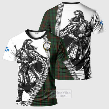 Tennant Tartan Clan Crest T-Shirt with Highlander Warrior Celtic Style Kid's Shirt - Tartan Vibes Clothing