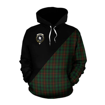 Tennant Tartan Cotton Hoodie with Family Crest and Military Logo Style Pullover Hoodie XS - Tartan Vibes Clothing