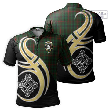 Tennant Tartan Polo Shirt with Family Crest and Celtic Symbol Style Kid - Tartan Vibes Clothing