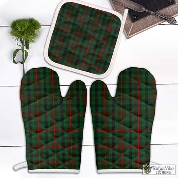 Tennant Tartan Combo Oven Mitt & Pot-Holder Combo 2 Oven Mitt & 1 Pot-Holder Black - Tartan Vibes Clothing