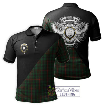 Tennant Tartan Polo Shirt with Family Crest and Military Logo Style Kid - Tartan Vibes Clothing