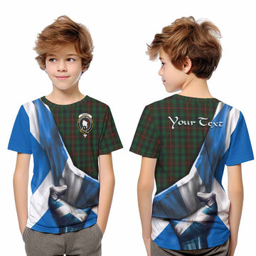 Tennant Tartan Kid T-Shirt with Family Crest Scotland Patriotic Style Youth XL Size14 - Tartan Vibes Clothing