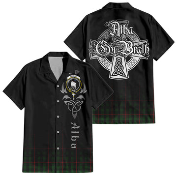 Tennant Tartan Hawaiian Shirt Shirt Featuring Alba Gu Brath Family Crest Celtic Inspired Kid - Tartan Vibes Clothing