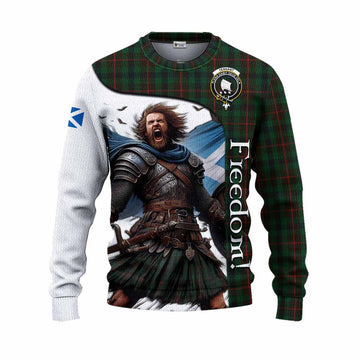 Tennant Crest Tartan Knitted Sweater Inspired by the Freedom of Scottish Warrior Unisex - Tartan Vibes Clothing