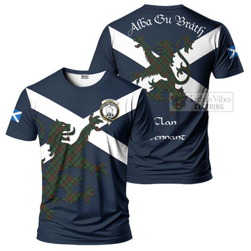 Tennant Tartan Lion Rampant T-Shirt Proudly Display Your Heritage with Alba Gu Brath and Clan Name Kid's Shirt - Tartan Vibes Clothing