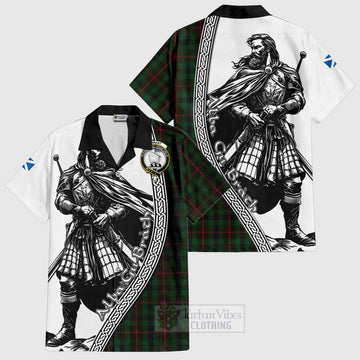 Tennant Tartan Clan Crest Hawaiian Shirt with Highlander Warrior Celtic Style Kid - Tartan Vibes Clothing