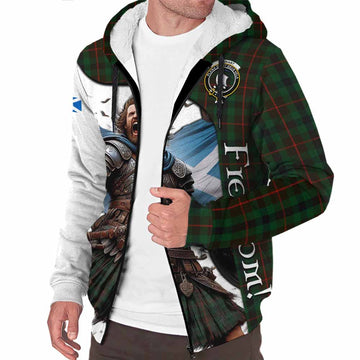 Tennant Crest Tartan Sherpa Hoodie Inspired by the Freedom of Scottish Warrior Unisex S - Tartan Vibes Clothing