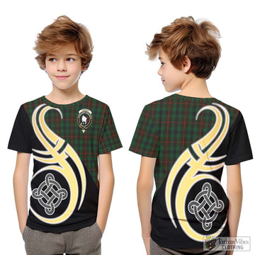 Tennant Tartan Kid T-Shirt with Family Crest and Celtic Symbol Style Youth XL Size14 - Tartan Vibes Clothing