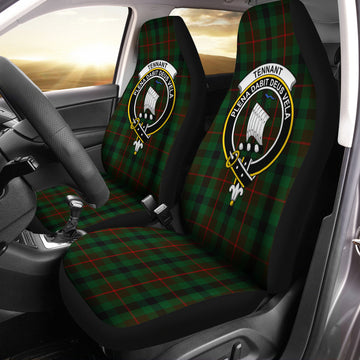 Tennant Tartan Car Seat Cover with Family Crest