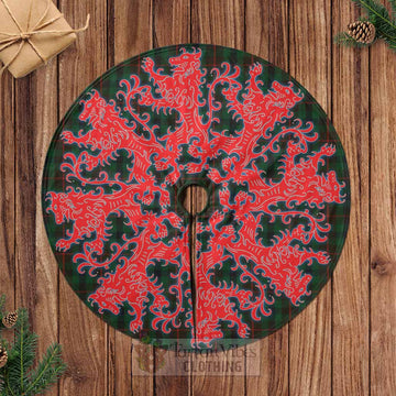 Tennant Tartan Christmas Tree Skirt Lion Rampant Style Casual Tree Skirts - Tartan Vibes Clothing