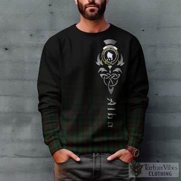 Tennant Tartan Sweatshirt Featuring Alba Gu Brath Family Crest Celtic Inspired Unisex - Tartan Vibes Clothing
