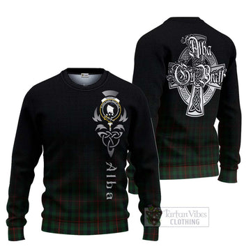 Tennant Tartan Ugly Sweater Featuring Alba Gu Brath Family Crest Celtic Inspired Unisex - Tartan Vibes Clothing