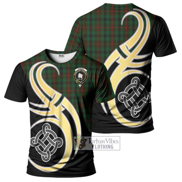 Tennant Tartan T-Shirt with Family Crest and Celtic Symbol Style Kid's Shirt - Tartan Vibes Clothing