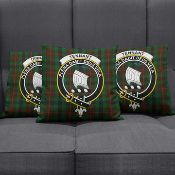 Tennant Tartan Pillow Cover with Family Crest Rectangle Pillow Cover 51*91cm - Tartan Vibes Clothing