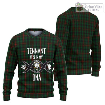 Tennant Tartan Ugly Sweater with Family Crest DNA In Me Style Unisex - Tartan Vibes Clothing