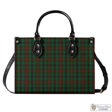 Tennant Tartan Luxury Leather Handbags L - Tartan Vibes Clothing