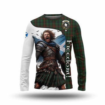Tennant Crest Tartan Long Sleeve T-Shirt Inspired by the Freedom of Scottish Warrior Unisex - Tartan Vibes Clothing