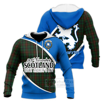 Tennant Family Crest Tartan Knitted Hoodie Celebrate Saint Andrew's Day in Style Unisex Knitted Pullover Hoodie - Tartan Vibes Clothing