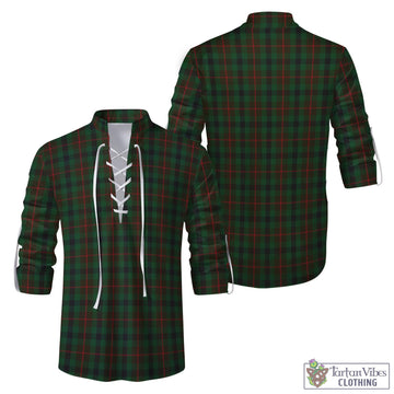 Tennant Tartan Men's Scottish Traditional Jacobite Ghillie Kilt Shirt Men - Tartan Vibes Clothing