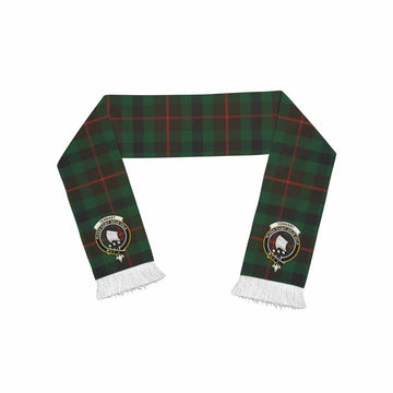 Tartan Vibes Clothing Tennant Tartan Ruffneck Scarf with Family Crest