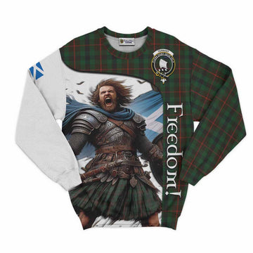 Tennant Crest Tartan Sweatshirt Inspired by the Freedom of Scottish Warrior Unisex - Tartan Vibes Clothing