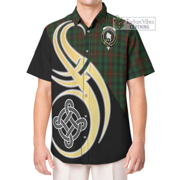 Tennant Tartan Hawaiian Shirt with Family Crest and Celtic Symbol Style Kid - Tartan Vibes Clothing