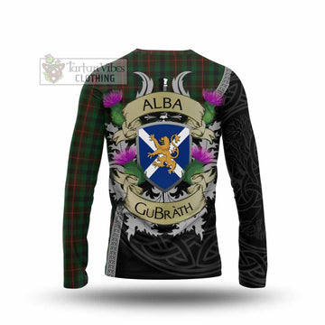 Tennant Tartan Family Crest Long Sleeve T-Shirt Lion Rampant Royal Thistle Shield Celtic Inspired - Tartan Vibes Clothing